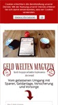 Mobile Screenshot of geld-welten.de